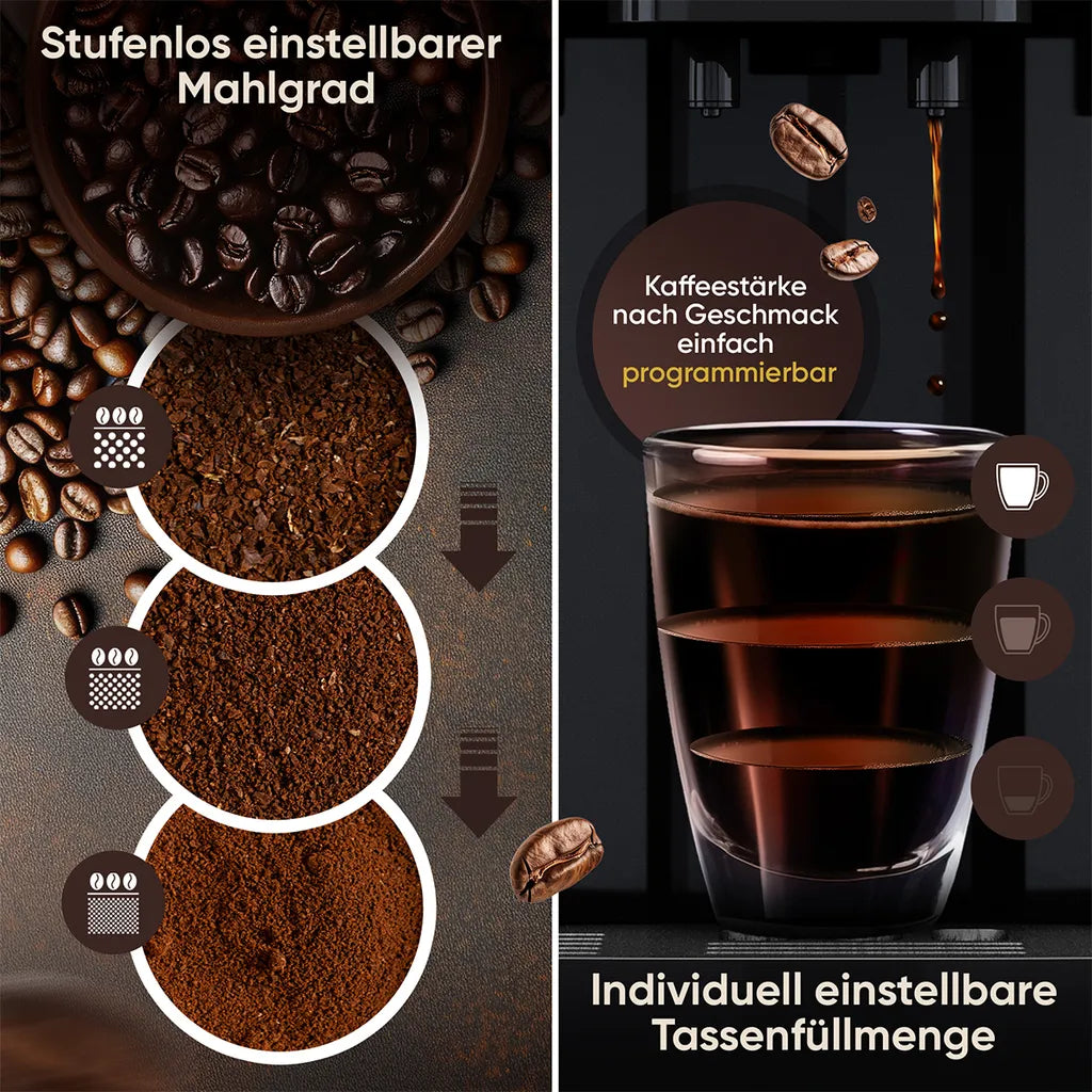 ProfiCook PC KAV 1281 Kaffeevollautomat Kegelmahlwerk
