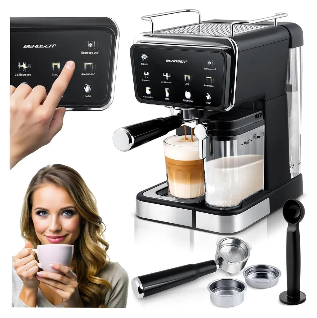 Berdsen BD-773 Espressomaschine 20 Bar Schwarz